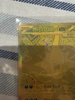 Mega Darkrai EX 120/084 Hyper Rare Gold Full Art Holo Pokemon TCG English - Image 3