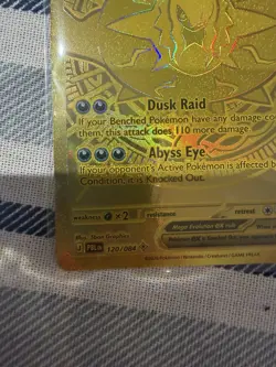 Mega Darkrai EX 120/084 Hyper Rare Gold Full Art Holo Pokemon TCG English - Image 5