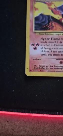 Moltres 21 Black Star Promo Pokemon Card - Image 5