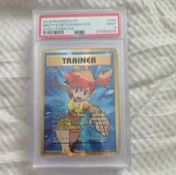 Misty's Determination - 2016 Pokemon XY Evolutions Full Art #108 - PSA 9 - Image 1