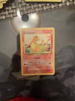 CHARMANDER Base Set 46/102 Common Pokemon Card - Image 1