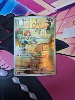 Ralts 211/198 Scarlet Violet Base Illustration Card Pokemon TCG - Image 1