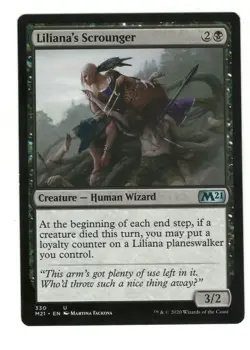 Liliana's Scrounger 330 Uncommon Core Set 2021 Magic The Gathering - Image 1
