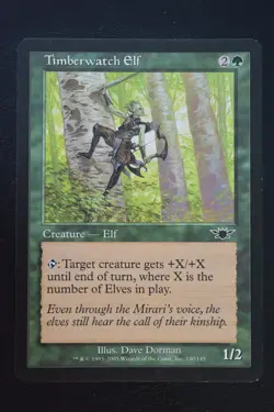 Magic The Gathering MTG TIMBERWATCH ELF Legions LP Lightly Played - Image 1