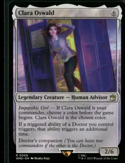 Clara Oswald 9 Rare Universes Beyond: Doctor Who Magic: The Gathering Near Mint - Image 1