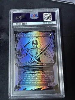 MTG Avatar Avatar Aang Borderless Foil Psa 10 - Image 2