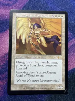 Akroma, Angel of Wrath (Legions) MTG Magic the Gathering MP - Image 1