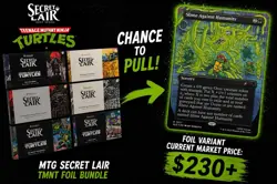 MTG Secret Lair TMNT Totally Tubular Superdrop: “Turtle Power Foil Bundle” - Image 2