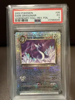Pokemon Dark Dragonair Reverse Holo Card 38/110 Legendary Collection 2002 - Image 1