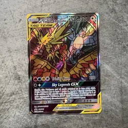 Pokemon TCG Moltres & Zapdos & Articuno GX SM210 SM Promos Promo Holo Eng - Image 1