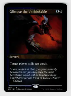 Double Masters 2022 Glimpse the Unthinkable (Foil Etched) 500 Sorcery R - Image 1