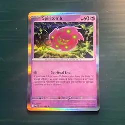 Spiritomb 035/084 - Deck Exclusive Non Holo Rare - Pokemon TCG: Pitch Black - NM - Image 1