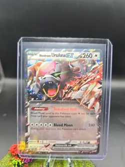 POKEMON - BLOODMOON URSALUNA EX 141/167 RARE HOLO S&V TWILIGHT MASQUERADE NEW - Image 2