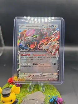 POKEMON - BLOODMOON URSALUNA EX 141/167 RARE HOLO S&V TWILIGHT MASQUERADE NEW - Image 3