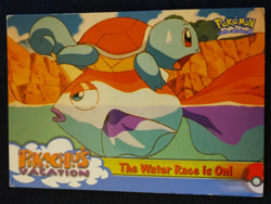 Topps - Pokemon - The Water Race is on! - Non Holo - #47 - The First Movie LP - Image 1