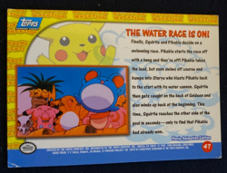 Topps - Pokemon - The Water Race is on! - Non Holo - #47 - The First Movie LP - Image 2