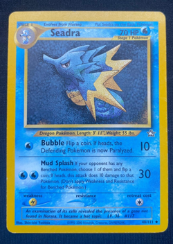 Pokemon TCG Seadra Neo Genesis 48/111 Regular (MP) - Image 1