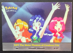 Topps Pokemon TV Edition EP7 the Water Flowers of Cerulean City Blue Logo HP - Image 1