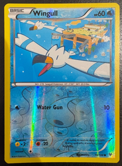 Pokemon TCG Wingull Roaring Skies 18/108 Reverse Holo MP - Image 1