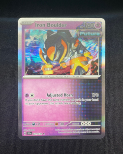 Iron Boulder 071/142 Pokemon Sv07: Stellar Crown Holo (NM) - Image 1