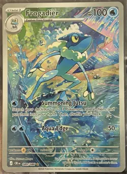 Frogadier 089/086 Me04: Chaos Rising Illustration Rare Holo NM Pokemon TCG - Image 3