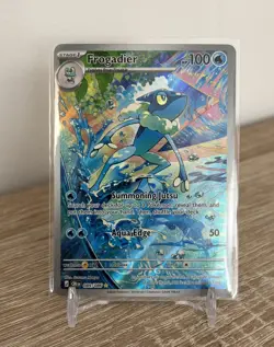 Pokemon TCG Frogadier Illustration Rare 089/086 CRI EN Chaos Rising NM - Image 1