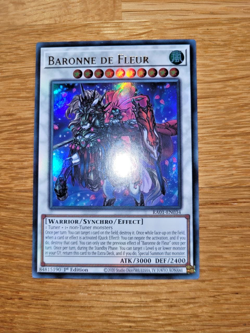 Yugioh Baronne de Fleur RA01-EN034 Ultra Rare English 1st Edition - Image 1