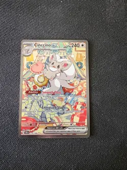 Pokemon TCG Cinccino EX 119/086 Chaos Rising Holo SIR Special Illustration Rare - Image 1