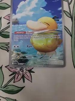 Pokemon Psyduck ASC Full Art Holo Water Basic 70 HP 20 ATK REND EN 226/217 2026 - Image 2