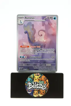 Pokemon TCG Perfect Order Aurorus Illustration Rare IR POR 092/088 NM Pack Fresh - Image 1