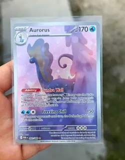 Pokemon TCG Illustration Rare Holo Aurorus 092/088 Full Art Perfect Order - Image 1