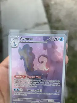 Pokemon TCG Illustration Rare Holo Aurorus 092/088 Full Art Perfect Order - Image 3
