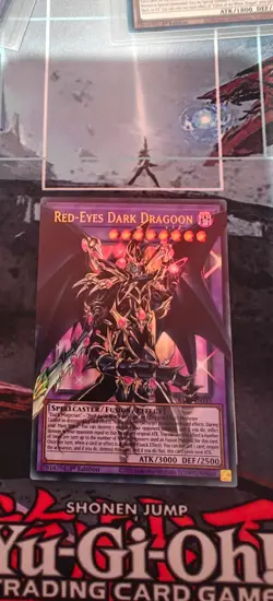 YUGIOH RA05-EN141 Red-Eyes Dark Dragoon OVERFRAME Ultra Rare 1st Edition NM - Image 1