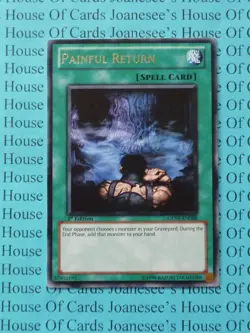 Painful Return GENF-EN088 Silver Rare Yu-Gi-Oh Card 1st Edition New - Image 1