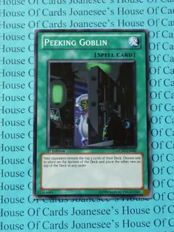 Peeking Goblin GENF-EN062 Short Print Common Yu-Gi-Oh Card 1st Edition New - Image 1