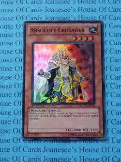Absolute Crusader GENF-EN036 Super Rare Yu-Gi-Oh Card 1st Edition New - Image 1