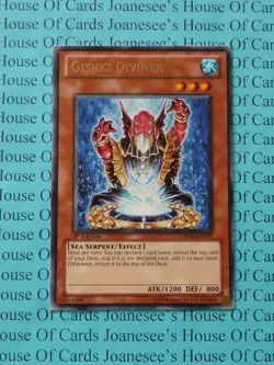 Gishki Diviner GENF-EN027 Silver Rare Yu-Gi-Oh Card 1st Edition New - Image 1