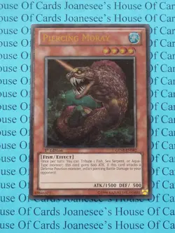 Piercing Moray GENF-EN082 Ultimate Rare Yu-Gi-Oh Card 1st Edition New - Image 1