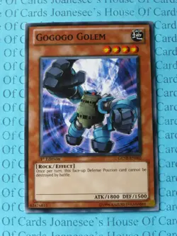 Gogogo Golem GENF-EN002 Common Yu-Gi-Oh Card 1st Edition New - Image 1