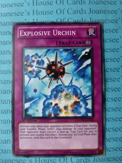 Explosive Urchin GENF-EN065 Common Yu-Gi-Oh Card 1st Edition New - Image 1