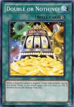 Double or Nothing! GENF-EN046 Yu-Gi-Oh Card (U) New - Image 1
