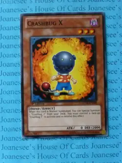 Crashbug X GENF-EN009 Common Yu-Gi-Oh Card 1st Edition New - Image 1