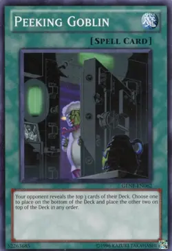 Peeking Goblin GENF-EN062 Short Print Common Yu-Gi-Oh Card (U) New - Image 2