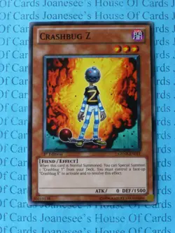 Crashbug Z GENF-EN011 Common Yu-Gi-Oh Card 1st Edition New - Image 1