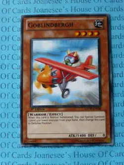 Goblindbergh GENF-EN004 Common Yu-Gi-Oh Card 1st Edition New - Image 1