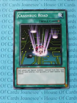 Crashbug Road GENF-EN050 Common Yu-Gi-Oh Card 1st Edition New - Image 1