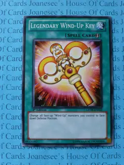 Legendary Wind-Up Key GENF-EN053 Common Yu-Gi-Oh Card 1st Edition New - Image 1
