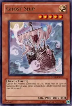 Ghost Ship GENF-EN035 Silver Rare Yu-Gi-Oh Card (U) New - Image 1
