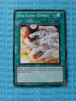 Oni-Gami Combo GENF-EN060 Common Yu-Gi-Oh Card 1st Edition New - Image 1