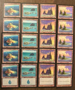 MTG-100 Black Border Basic Land Lot-20 Of Each Type (Urza's, Tempest, Onslaught) - Image 2